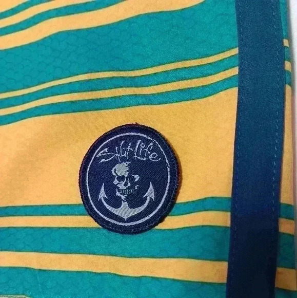 Salt life SLX-QD Vapor stretch board shorts.  Men's size 34 - Picture 3 of 8